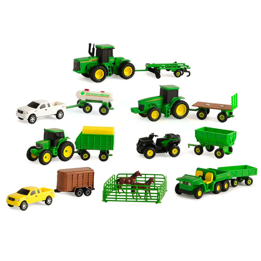 Kids love playing with John Deere farm toys