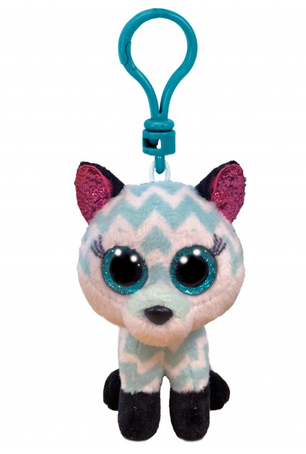 Atlas the Aqua Fox Clip Beanie Boo