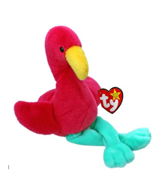 Ty Beanie Baby Fraya Pink Flamingo