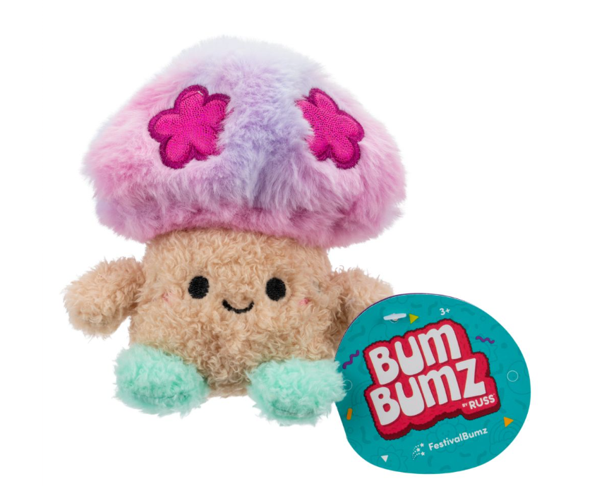 Bumbumz Festival Miranda Floral Mushroom 4.5" Plush