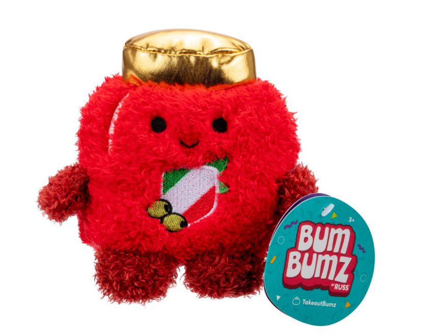 BumBumz Takeout Serephina Red Sauce Jar 4.5" Plush