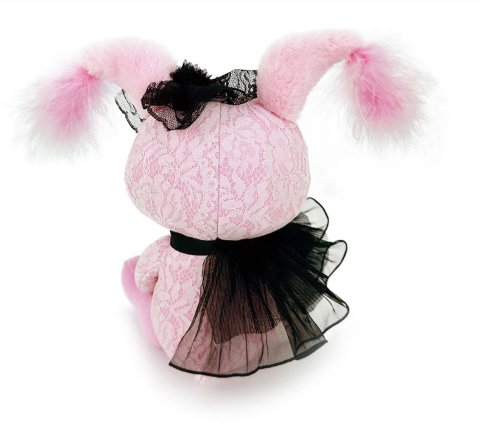 Pink Emo Bunny Stuffed Animal