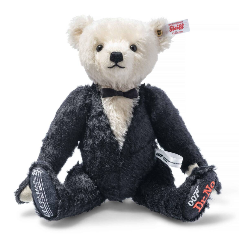 Steiff 007613 James Bond Dr No – Musical Mohair Jointed Bear LE
