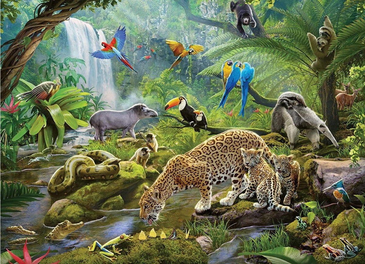 Ravensburger Rainforest Animals 60pc Jigsaw