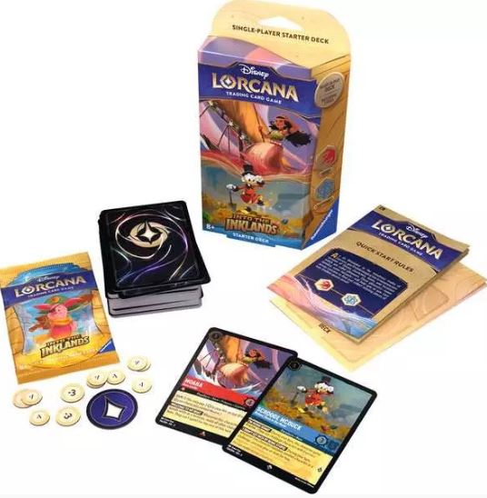 Disney TCG: Lorcana Into The Inklands Ruby & Sapphire Starter Deck