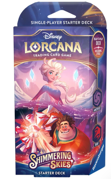 Disney Lorcana - Shimmering Skies Starter Deck - Ruby & Amethyst