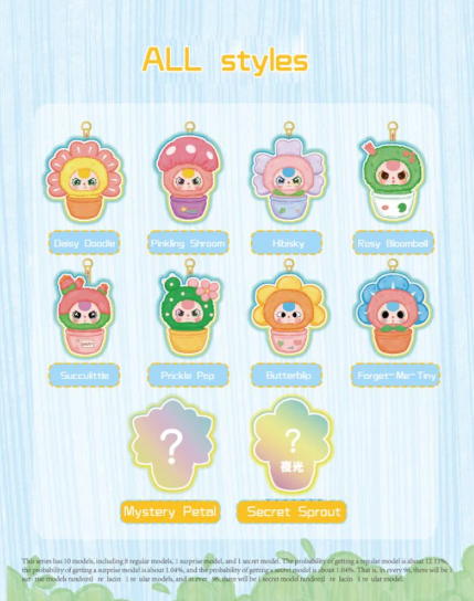 Baby Three - A Small Flower Plush Blind Box Assortment