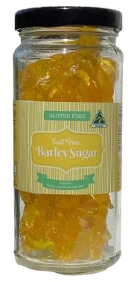 Scott Bros Candy Vintage Barley Sugar Boiled Sweets Jar 155g Aust Made