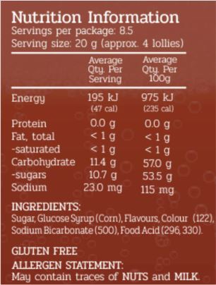 Scott Bros Candy Vintage Cola Fizz Balls Boiled Sweets Jar 155g