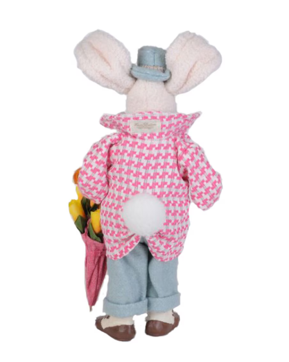 Karen Didion Floral Umbrella Bunny