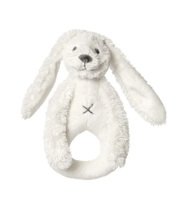 Happy Horse | Rattle bunny Richie white size: 18 cm