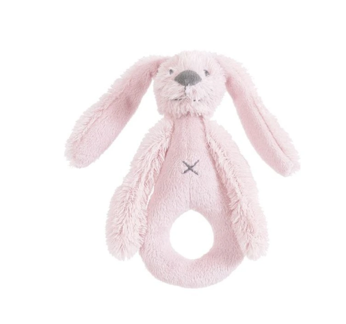 Happy Horse | Rattle bunny Richie pink size: 18 cm