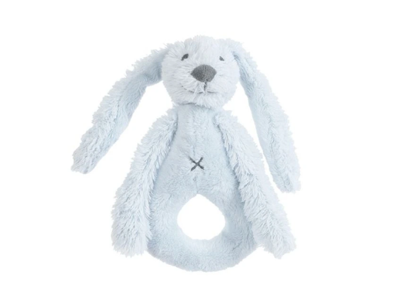 Happy Horse | Rattle bunny Richie pale blue size: 18 cm
