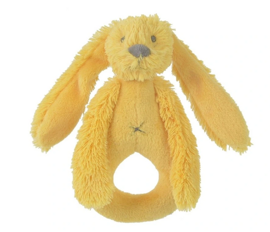 Happy Horse | Rattle bunny Richie yellow size: 18 cm