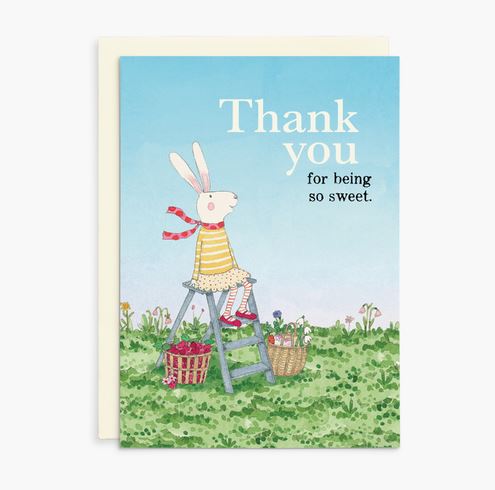 Ruby Red Shoes Thank You Card - Thank You For Being So Sweet.