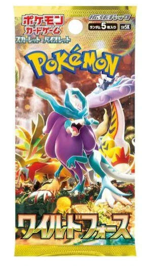 Unleashing the Power: The Pokémon TCG Wild Force SV5K Japanese Booster Pack