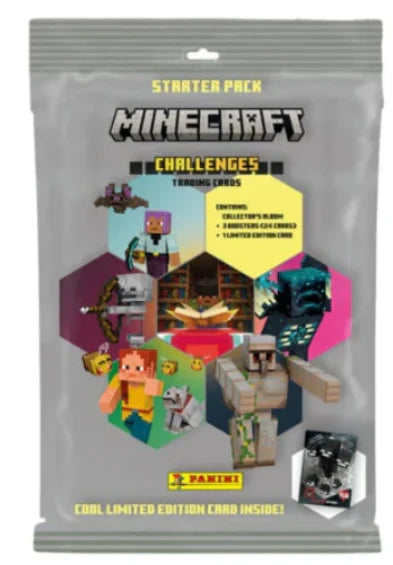 The Panini Minecraft Challenges Trading Cards Starter Pack