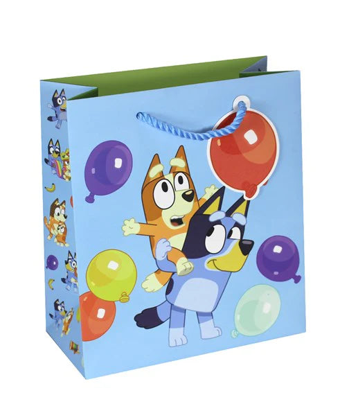 Bluey birthday cards, gift bags and wrapping paper