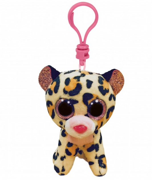 Livvie the Leopard Clip Beanie Boo