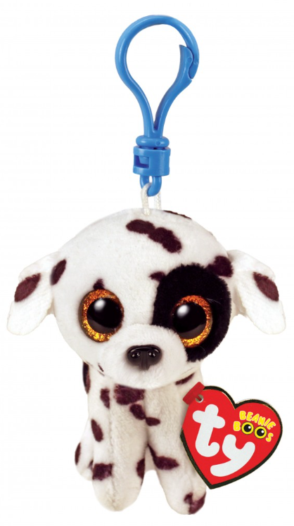 Luther the Spotted Dog Clip Beanie Boo