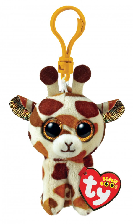 Stilts the Tan Giraffe Clip Beanie Boo