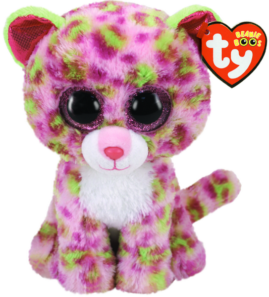 Lainey the Pink Leopard Regular Beanie Boo