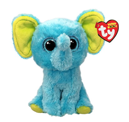 Trunkles the Blue Elephant Regular Beanie Boo