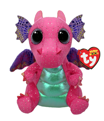 Spitfire the Pink Dragon Regular Beanie Boo