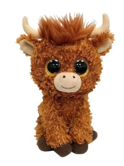TY Beanie Boos Regular - Alfie the Brown Highland Cow