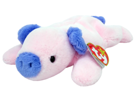 TY Beanie Babies Squealer II - Pig reg