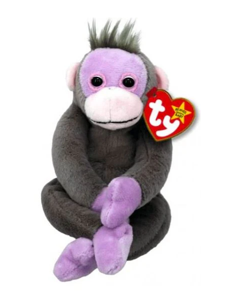 Ty Beanie Baby Bananas 11 Orangutan Regular