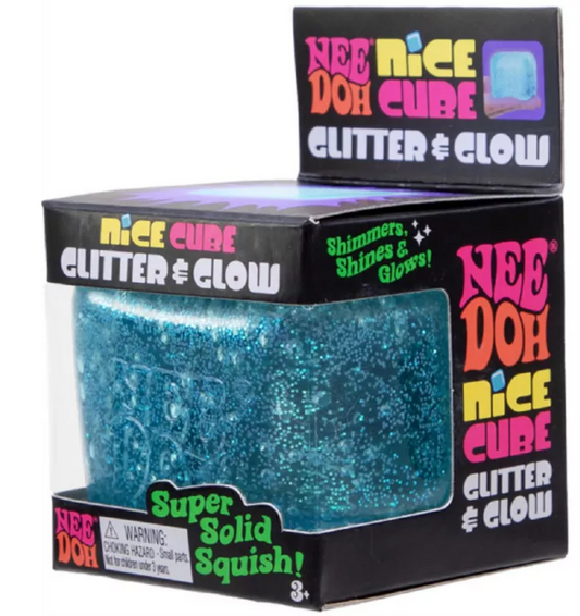 Schylling - Nice Cube Glitter and Glow Nee Doh