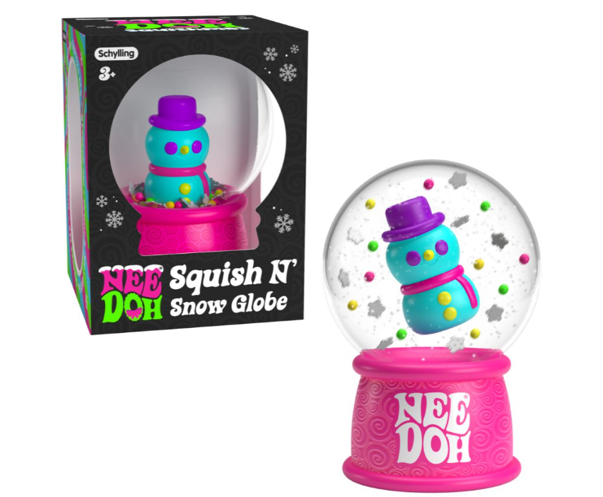 NeeDoh Christmas Squish N' Snow Globe Assortment