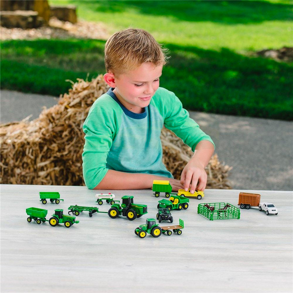 20pc 1:64 John Deere Vehicle Farm Toy Value Set Assorted 5+