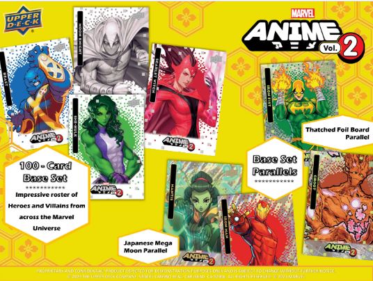 Marvel Anime Volume 2 Hobby Pack - Upper Deck 2023