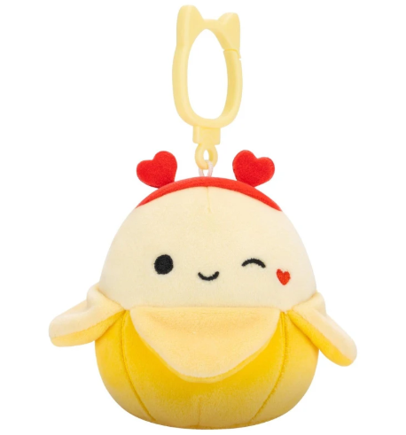 Squishmallows: Junie the Banana - 3.5" Clip-On Plush