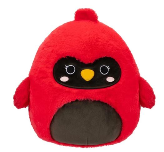 Squishmallows Fuzzamallows Cazlan The Cardinal 12" Plush