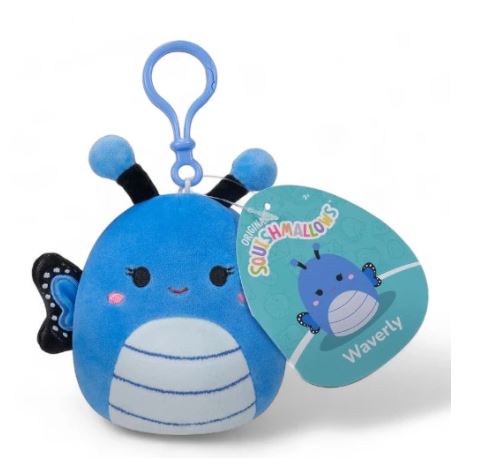 Squishmallows 3.5 Inch Clip Plush - Waverly