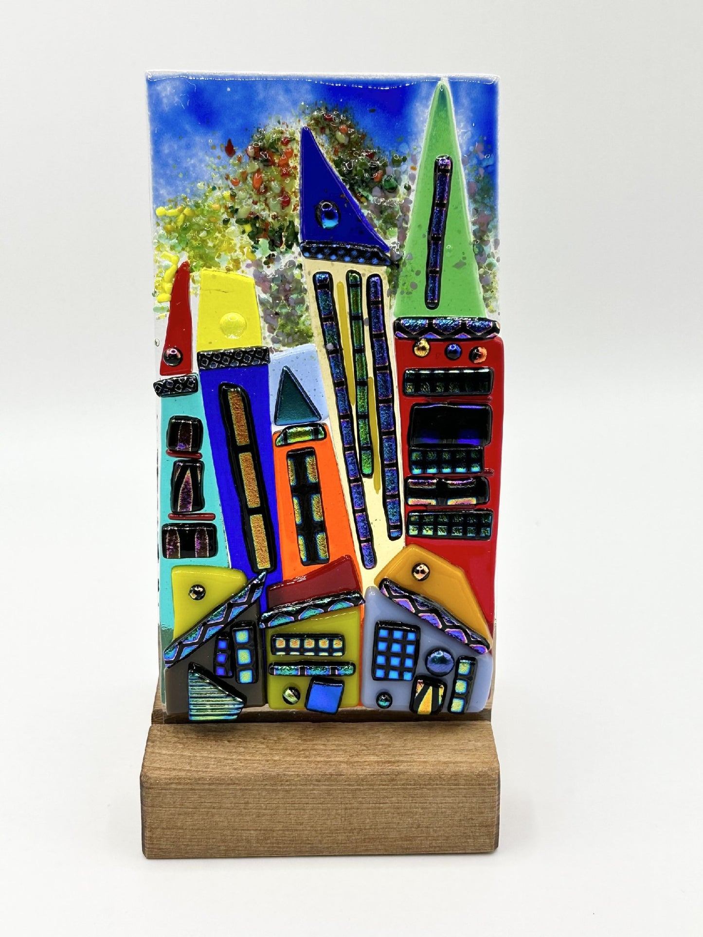 Christina's Glass Art Cityscapes 7.5x15