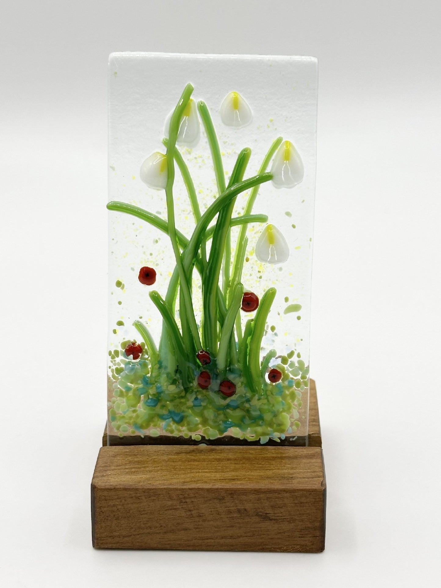 Christina's Glass Art Flowers 5x10cm