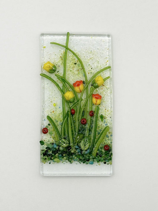 Christina's Glass Art Flowers 5x10cm