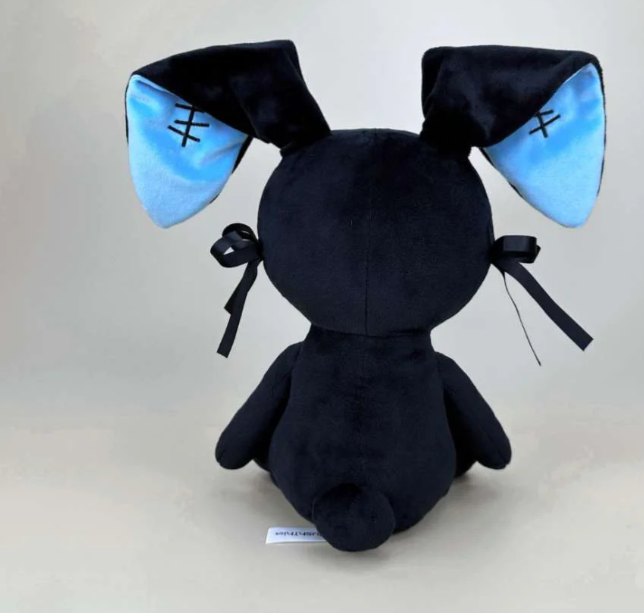 Goth Voodoo Blue Bunny Plush