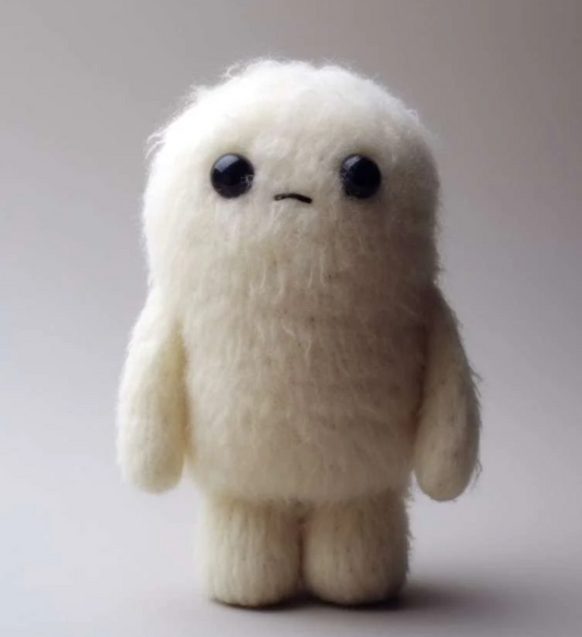 Cute Emo Snow Monster Yeti Plush