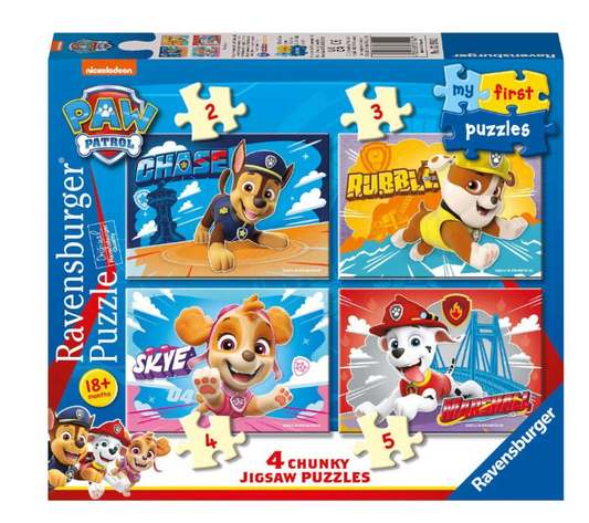 Ravensburger Paw Patrol My First Puzzles 2/3/4/5 Piece Jigsaw Puzzle