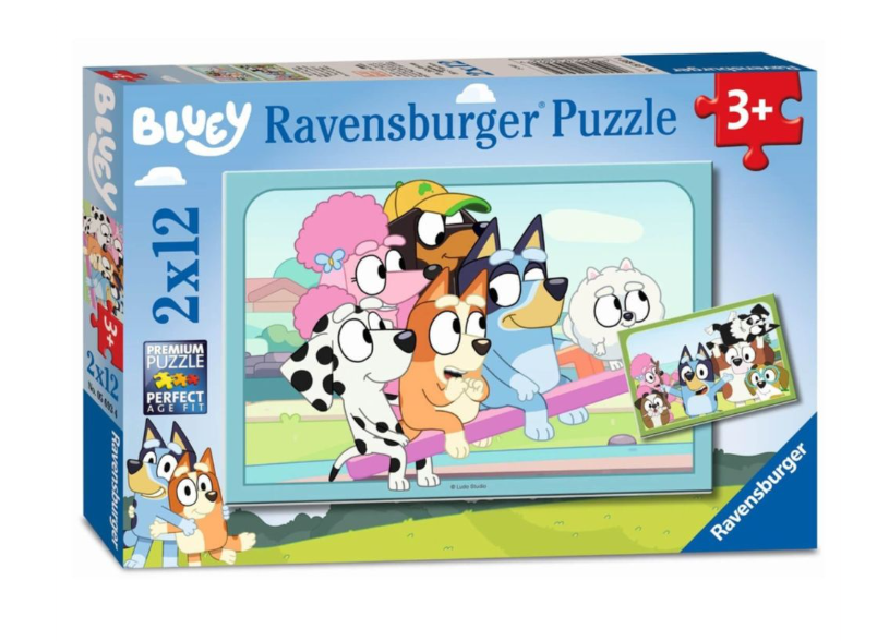 Ravensburger Fun with Bluey 2 x 12 Piece Jigsaw Puzzle