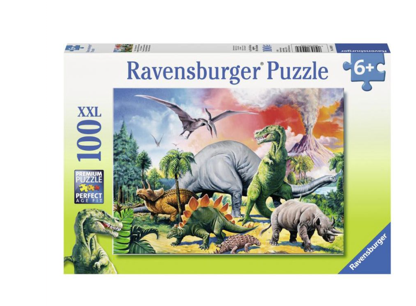 Ravensburger Among The Dinosaurs 100 Piece XXL Jigsaw Puzzle