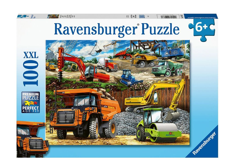 Ravensburger Construction Vehicles 100 XXL Piece Jigsaw Puzzle