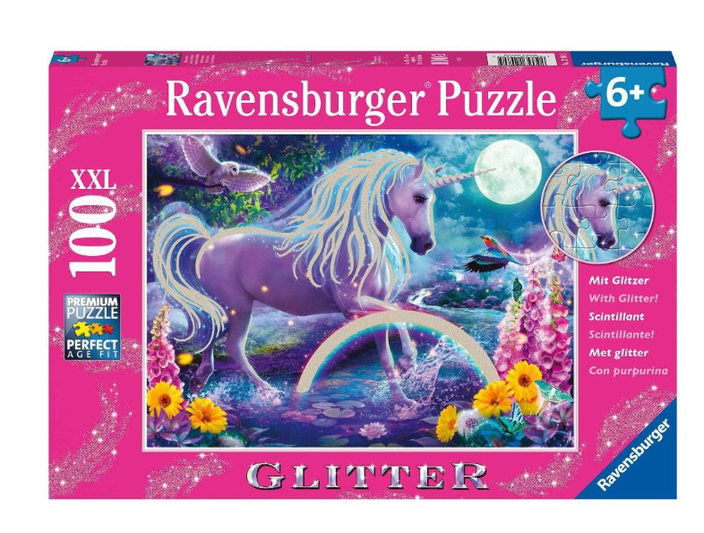 Ravensburger Glitter Unicorn 100 Piece Jigsaw Puzzle