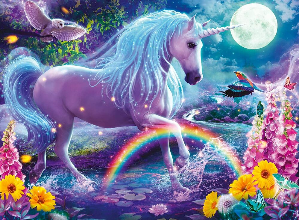 Ravensburger Glitter Unicorn 100 Piece Jigsaw Puzzle