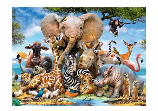 Ravensburger African Friends 300 Piece Jigsaw Puzzle